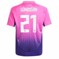 Camisa de Futebol Alemanha Ilkay Gundogan #21 Equipamento Secundário Europeu 2024 Manga Curta